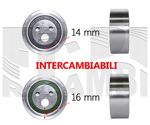 KM INTERNATIONAL įtempiklis, paskirstymo diržas FI5600